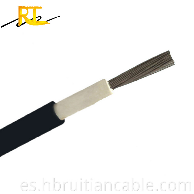 Alta calidad y precio bajo 2 núcleo de 6 mm de cobre eléctrico solar PV cable 2x6 mm2 2x4mm2